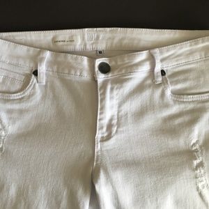 Kut from the Kloth White Catherine Boyfriend